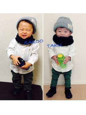 takuさん（キッズ・80cm）の冬コーディネート