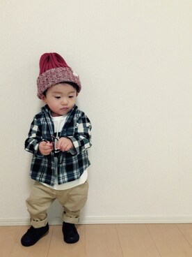 takuさん（キッズ・80cm）の冬コーディネート