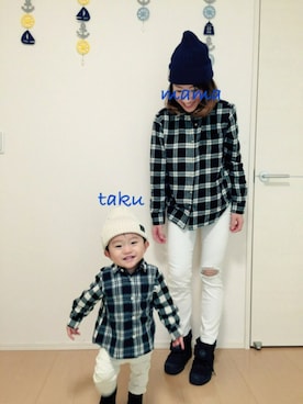 takuさん（キッズ・80cm）の冬コーディネート