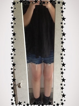 「＃デニム」｜「アイテム（ブーツ）」を使った、ririeeさん（レディース・151cm）の夏コーディネート
