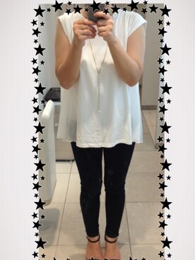 「＃デニム」｜「アイテム（アクセサリー）」を使った、ririeeさん（レディース・151cm）の夏コーディネート