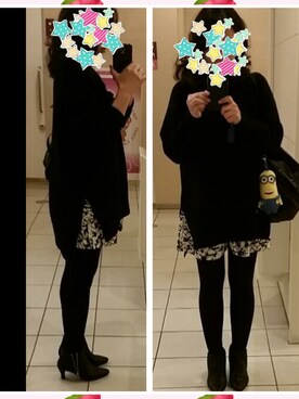 「おとなコーデ」｜「アイテム（ブーティ）」を使った、ririeeさん（レディース・151cm）の冬コーディネート