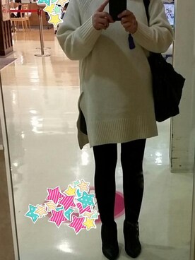 「KBF+」｜「アイテム（チェスターコート）」を使った、ririeeさん（レディース・151cm）の冬コーディネート