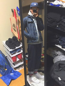 「Subciety（サブサエティ）のアイテム（その他）」を使った、しも君さん（メンズ・174cm）の春コーディネート