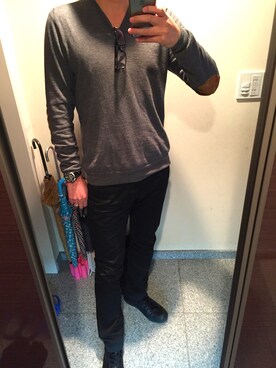 しゅうさん（メンズ・178cm）の冬コーディネート