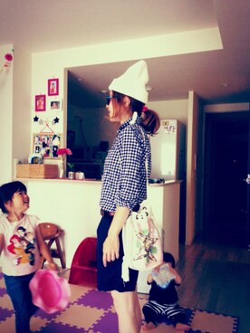 「UNIQLOコーデ」｜あいちん◡̈❁さん（レディース・158cm）の夏コーディネート