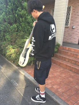 「SKULLSKATES」｜たくちゃんさん（メンズ・180cm）の秋コーディネート