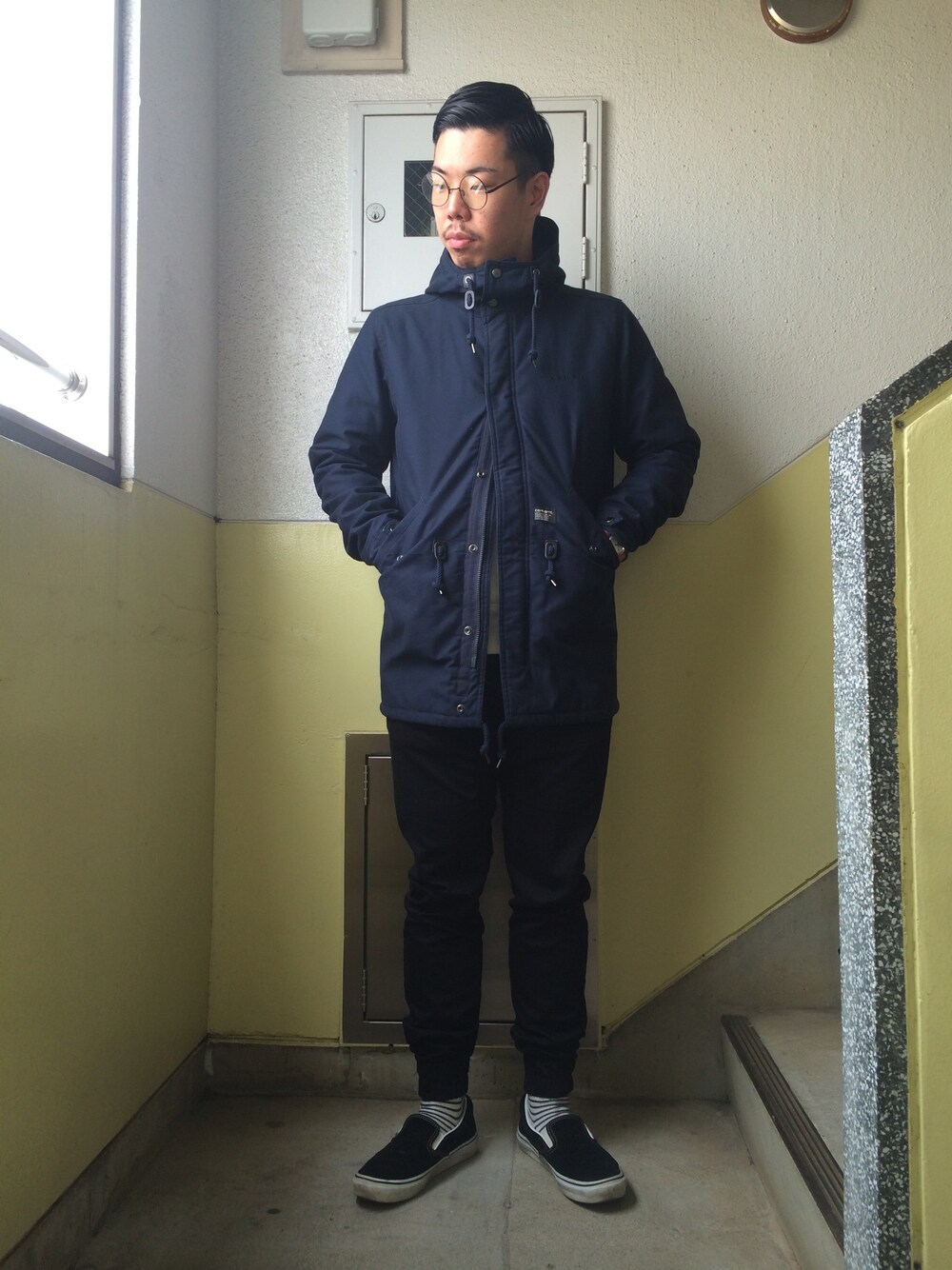 Shinji Aoki｜Carhartt WIPのモッズコートを使ったコーディネート - WEAR