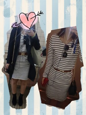 「SPIRALGIRL（スパイラルガール）のアイテム（トレンチコート）」を使った、kumi♡さん（レディース・163cm）の春コーディネート