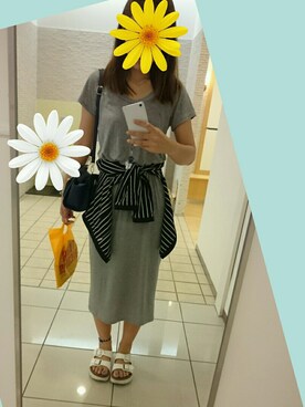 「SPIRALGIRL（スパイラルガール）のアイテム（ブルゾン）」を使った、kumi♡さん（レディース・163cm）の夏コーディネート