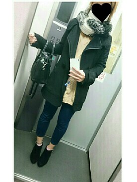 「Sword Fish（ソードフィッシュ）のアイテム」を使った、kumi♡さん（レディース・163cm）の秋コーディネート