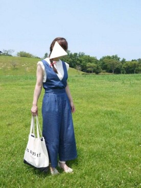 ひなこさん（レディース・159cm）の夏コーディネート