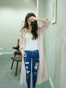 「데일리룩」｜mossbeanさん（レディース・165cm）の春コーディネート