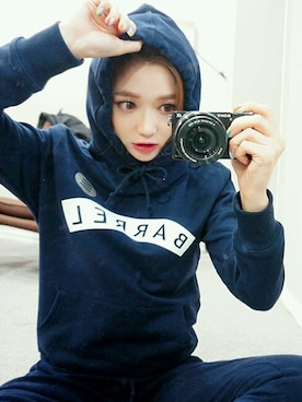 「chuu（チュー）のアイテム（トップス）」を使った、mossbeanさん（レディース・165cm）の夏コーディネート