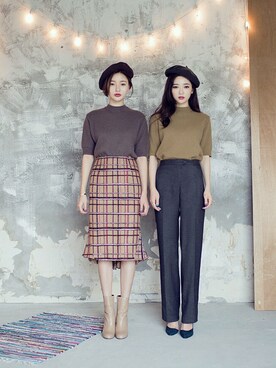 「데일리룩」｜mossbeanさん（レディース・165cm）の秋コーディネート