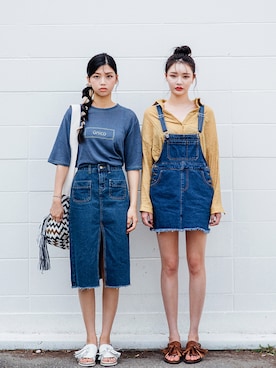 「outfit」｜「アイテム（ワンピース/ドレス）」を使った、mossbeanさん（レディース・165cm）の夏コーディネート