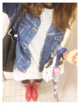「Rodeo Crowns（ロデオクラウンズ）のアイテム（その他）」を使った、riysaさん（レディース・167cm）の秋コーディネート