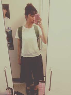 「好きな人がいること」｜いちさん🐻さん（レディース・163cm）の夏コーディネート