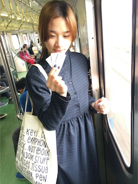 「planet（planet）のアイテム（ワンピース/ドレス）」を使った、Twotee さん（レディース・162cm）の冬コーディネート