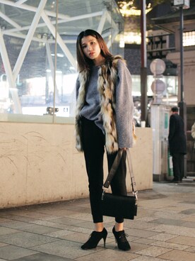 Droptokyoさん(レディース・160cm)の冬コーディネート