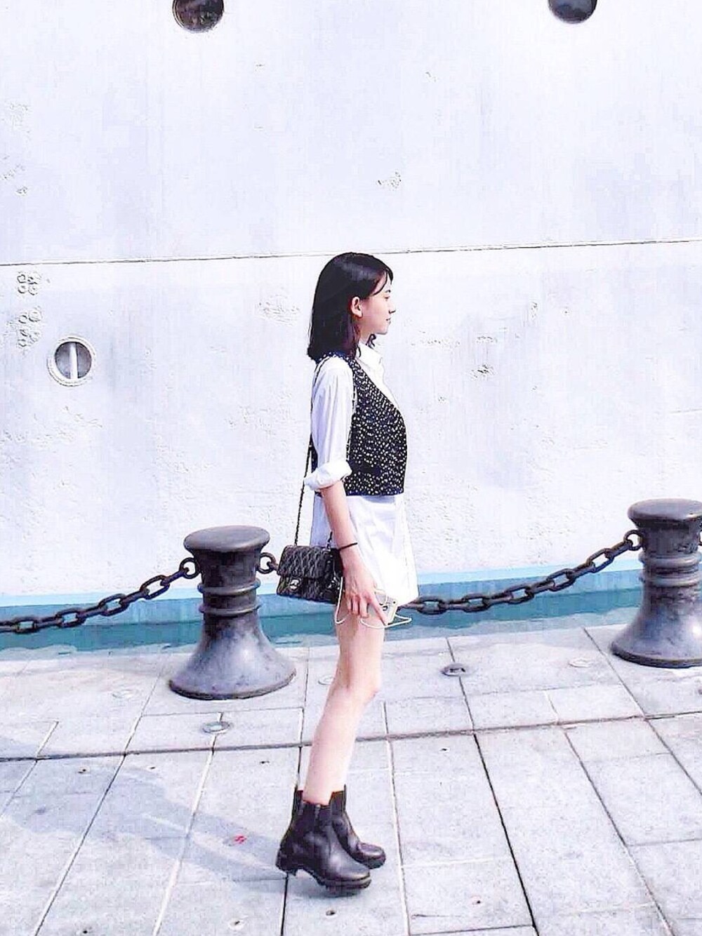 ☆24aw 大人カッコいいコーデに☆CHANEL ウエスト バッグ CHANELのボディバッグ/ウエストポーチを使った人気ファッション