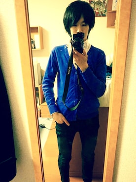 「ミラーレス一眼」｜Takashiさん（メンズ・181cm）の冬コーディネート