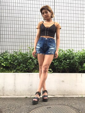 HANAEさん(レディース・158cm)の夏コーディネート