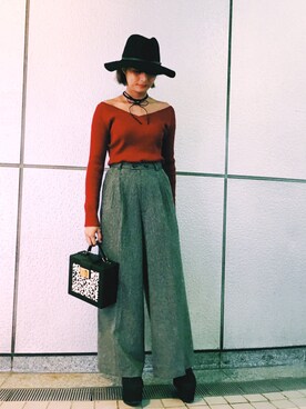 HANAEさん（レディース・158cm）の秋コーディネート