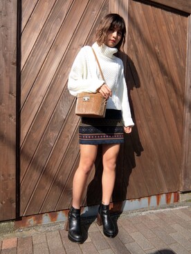 HANAEさん（レディース・158cm）の冬コーディネート