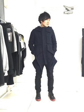 「chloma（クロマ）のアイテム（その他アウター）」を使った、kentaさん（メンズ・170cm）の冬コーディネート