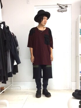 「SHUTTLE（シャトル）のアイテム」を使った、kentaさん（メンズ・170cm）の秋コーディネート