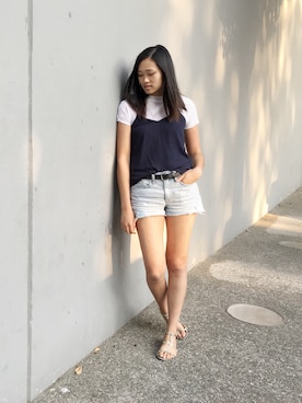 「R29UnBasicBasics」｜Amy Janさん（レディース・170cm）の秋コーディネート