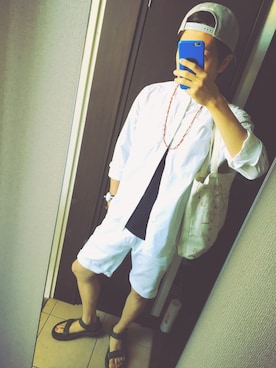 「MACKDADDY（マックダディー）のアイテム（PC・スマホグッズ/家電）」を使った、K-Cさん（メンズ・169cm）の秋コーディネート