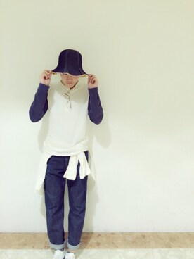 「Levi's（リーバイス）のアイテム（デニムパンツ、その他）」を使った、よしきさん（メンズ・175cm）の秋コーディネート