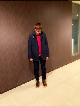 「アイテム（その他アウター）」を使った、よしきさん（メンズ・175cm・10代）の冬コーディネート