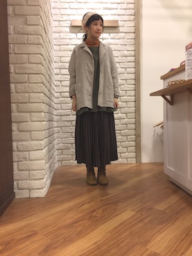 「Samansa Mos2（サマンサ モスモス）のアイテム（フォーマルスーツ/小物）」を使った、lris.Lさん（レディース・158cm）の秋コーディネート