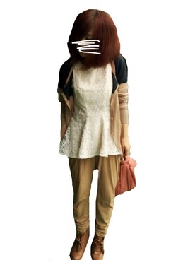 りさん（レディース・143cm）の秋コーディネート