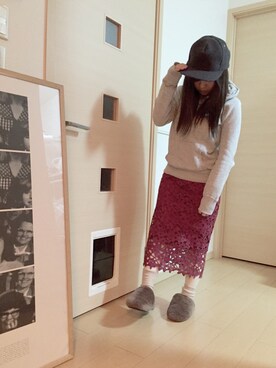 りさん（レディース・143cm）の冬コーディネート