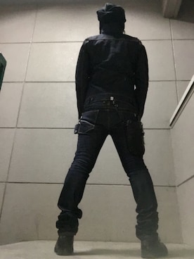 「ISAMU KATAYAMA BACKLASH（イサムカタヤマバックラッシュ）のアイテム（バッグ）」を使った、DeeTAManiAさん（メンズ・165cm）の秋コーディネート