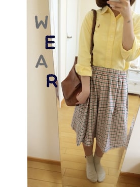 「Crisp」｜す  ず  ＊さん（レディース・148cm）の春コーディネート