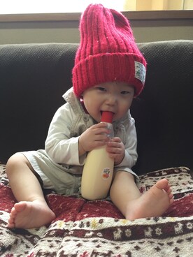 「マヨコーデ」｜kanaさん（キッズ・70cm）の夏コーディネート