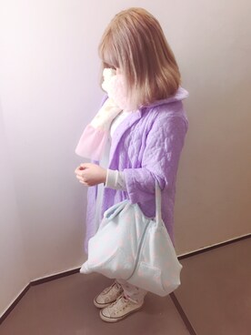 「ファンシー」｜「アイテム（その他アウター）」を使った、なつきんぐさん（レディース・158cm）の秋コーディネート