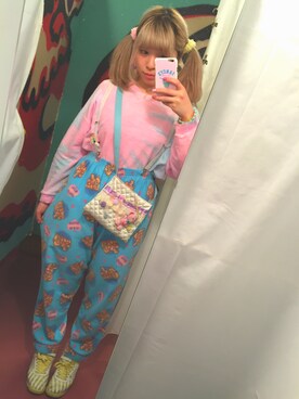 「ファンシー」｜「アイテム（その他）」を使った、なつきんぐさん（レディース・158cm）の春コーディネート