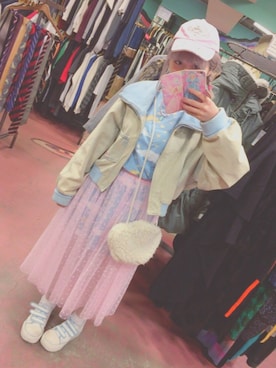 「ファンシー」｜「アイテム（ジャケット/アウター）」を使った、なつきんぐさん（レディース・157cm）の秋コーディネート