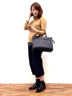 「ボストンバッグ」｜guchicoさん（レディース・160cm）の秋コーディネート