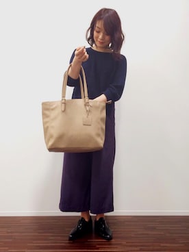 「HITCH HIKE MARKET（ヒッチハイクマーケット）のアイテム」を使った、guchicoさん（レディース・160cm）の秋コーディネート