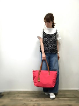 「YECCA VECCA（イェッカヴェッカ）のアイテム」を使った、guchicoさん（レディース・160cm）の夏コーディネート