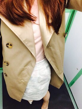 「N.（N. Natural Beauty Basic）（エヌエヌナチュラルビューティーベーシック）のアイテム（トレンチコート）」を使った、choeさん（レディース・163cm）の春コーディネート