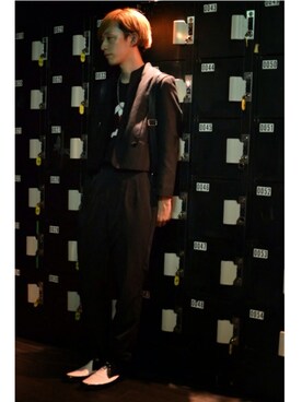 「UNIF（ユニフ）のアイテム（バッグ）」を使った、wish...さん（メンズ・173cm）の夏コーディネート