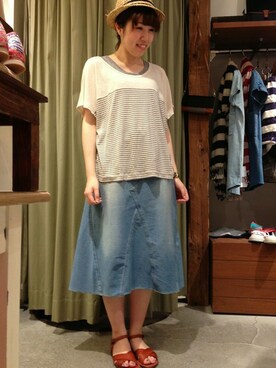 sakakiさん（レディース・157cm）の夏コーディネート